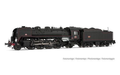 Arnold HN2546S SNCF Dampflok 141R 568 schwarz/rot  Ep. III  DCS